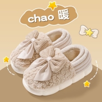 包根室内家居保暖毛毛绒棉鞋